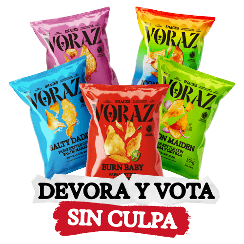 VORAZ - Devora y vota sin culpa